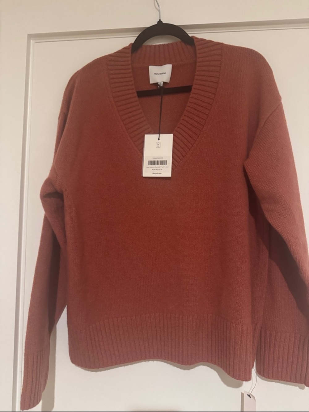 New with tags Reformation Jadey cashmere sweater size xs - Picture 3 of 9
